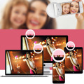 Rechargeable Portable Clip-on Phone Photography Led Selfie Ring Light